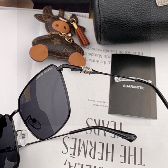 NWT Chrome Hearts Square Frame Sunglasses - Picture 3 of 4